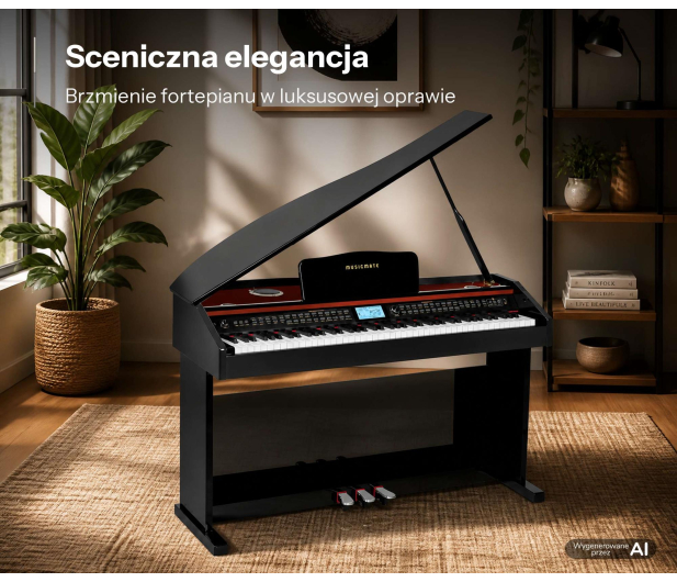 MusicMate Fortepian cyfrowy MM-P500-B DreamHarmony - 1588137 - zdjęcie 22